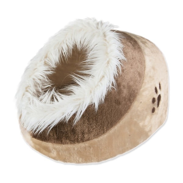 Béžová plyšová kukaň pro kočku 35x26 cm Trixie Minou – Plaček Pet Products