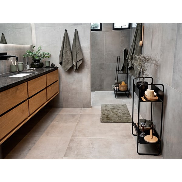 Černý kovový konzolový stolek 24x48 cm A-Console – Zone-image-3