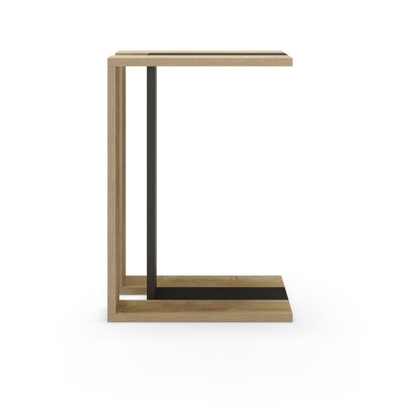 Odkládací stolek v dekoru dubu 40x30 cm Macha – Marckeric-image-3