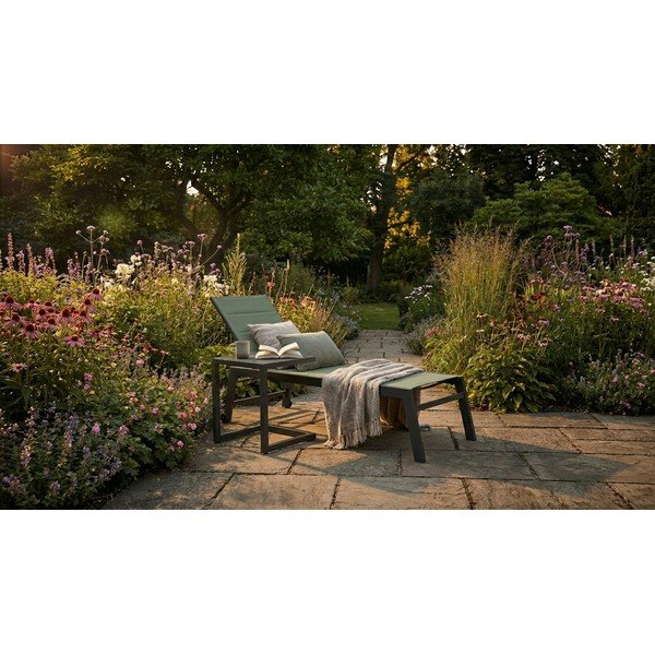 Hliníkový zahradní stolek 40x40 cm Hilde   – Bizzotto-image-1