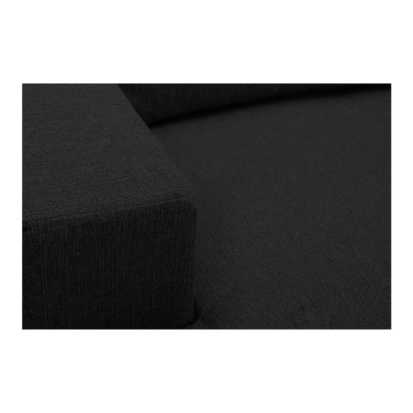 Černá rohová pohovka Windsor & Co Sofas Daphne, levý roh-image-1