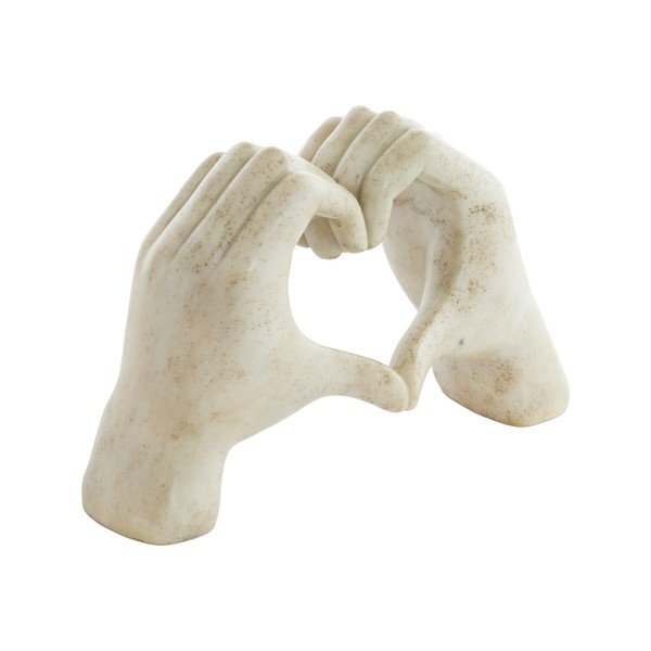 Soška z polyresinu (výška 15 cm) Hands – Light & Living