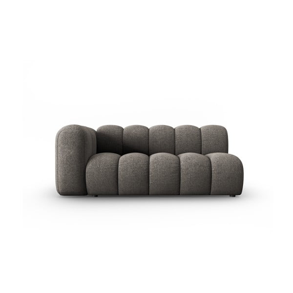 Tmavě šedý modul pohovky (levý roh) Lupine – Micadoni Home
