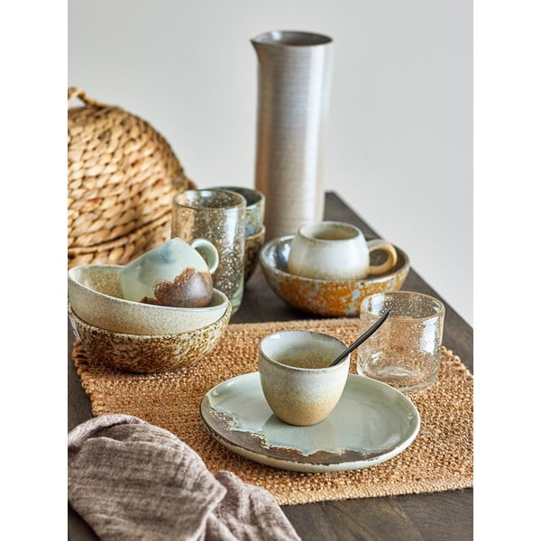 Hnědý/krémový keramický hrnek 280 ml Paula – Bloomingville-image-2