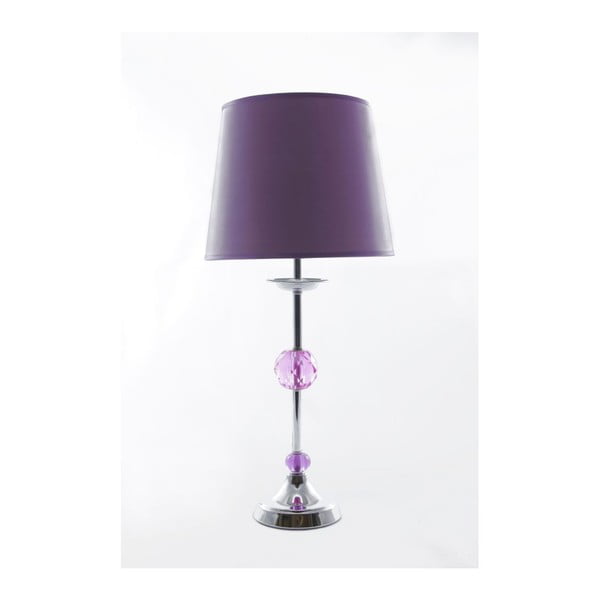 Stolní lampa Glamour Violet, 49 cm