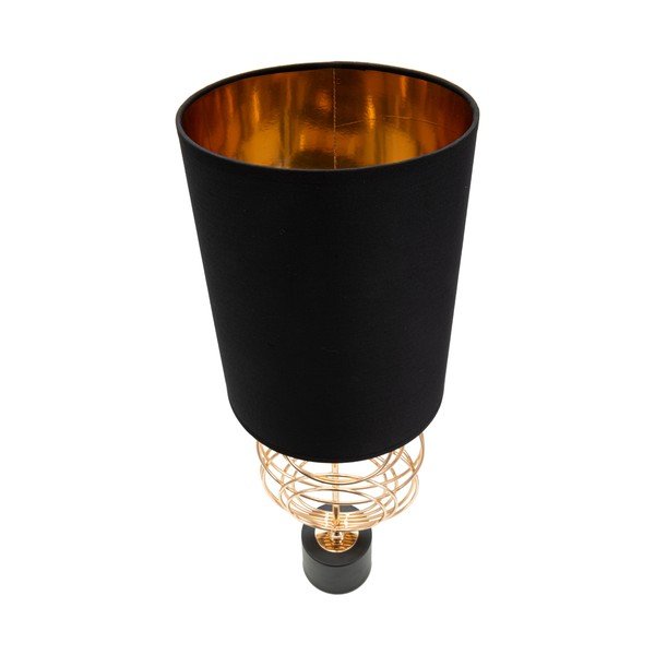 Černá stolní lampa Mauro Ferretti Circly, výška 65 cm-image-2