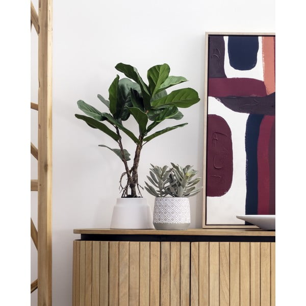 Umělý fíkus (výška 60 cm) Lyrata – Kave Home-image-4