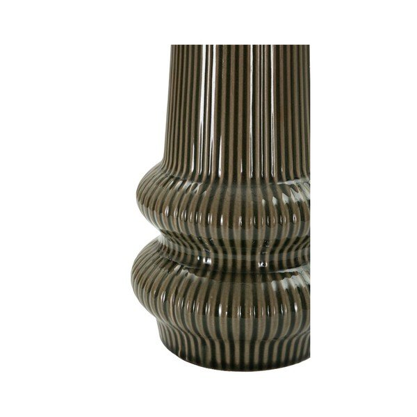Khaki/krémová keramická stolní lampa s textilním stínidlem (výška 41,5 cm) Harmony – Mauro Ferretti-image-2