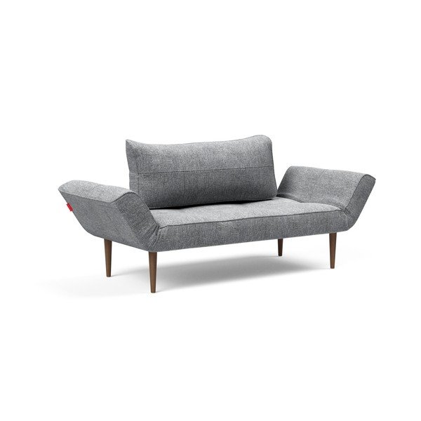 Šedá polohovatelná lenoška Innovation Zeal Dark Wood-image-2