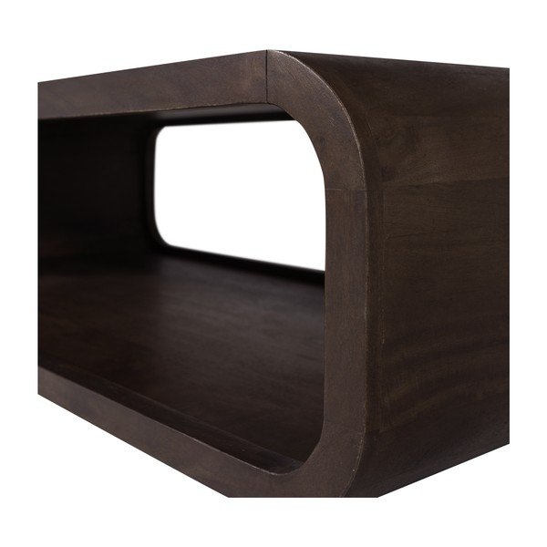 Konferenční stolek z mangového dřeva v tmavě přírodní barvě 60x120 cm Kinu – WOOOD-image-4