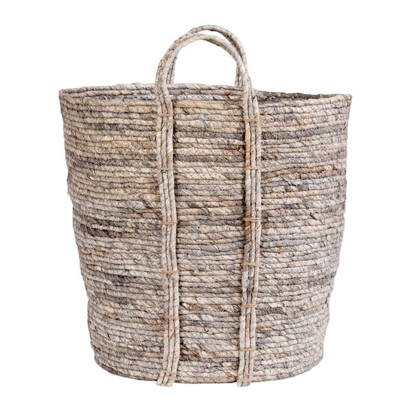 Šedý úložný koš z kukuřičných listů House Nordic Udine-image-3