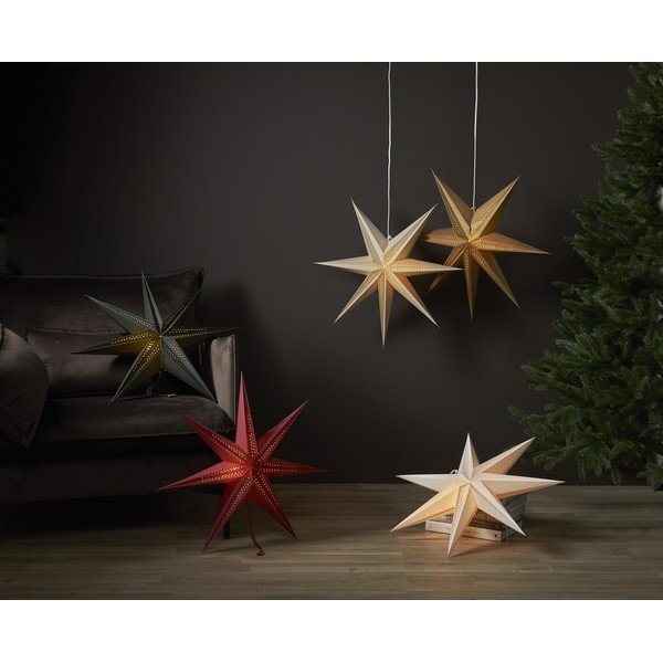 Vánoční světelná dekorace ve zlaté barvě ø 60 cm Point - Star Trading-image-1