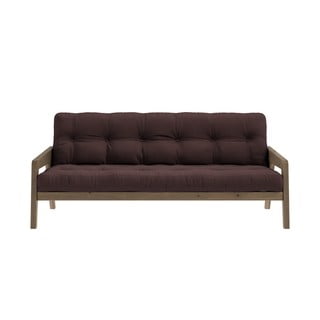 Hnědá rozkládací pohovka 204 cm Grab - Karup Design