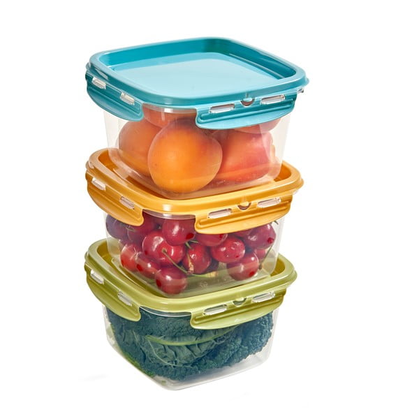 Potravinové krabičky v sadě 3 ks Snipslock – Snips