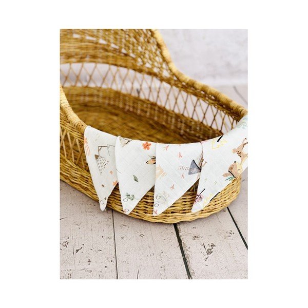 Bílé mušelínové bryndáky v sadě 4 ks Mila - Lydia&Co-image-2