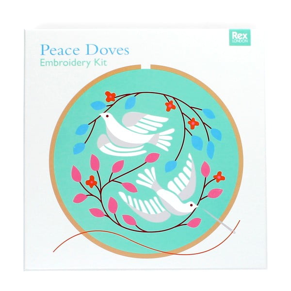 Sada na vyšívání Peace Doves – Rex London-image-2