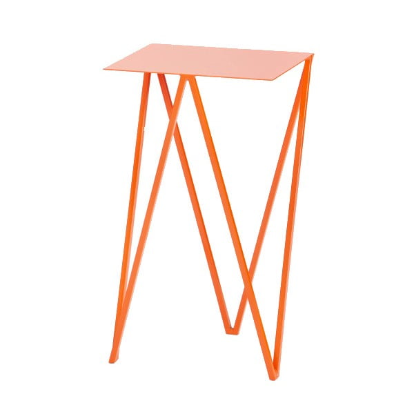 Oranžový odkládací stolek &New Twin
