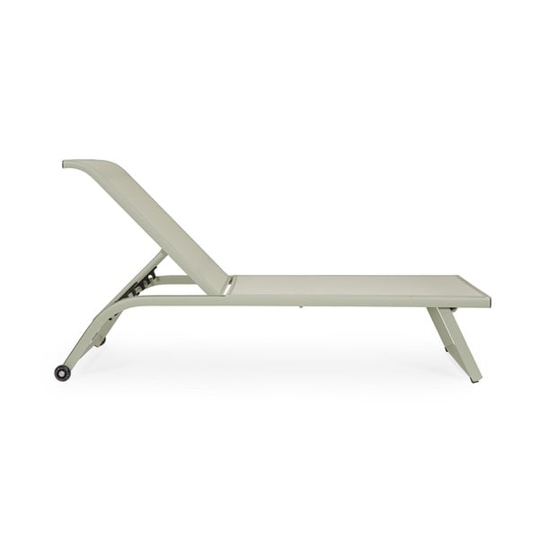 Taupe kovové zahradní lehátko Taylor – Bizzotto-image-2