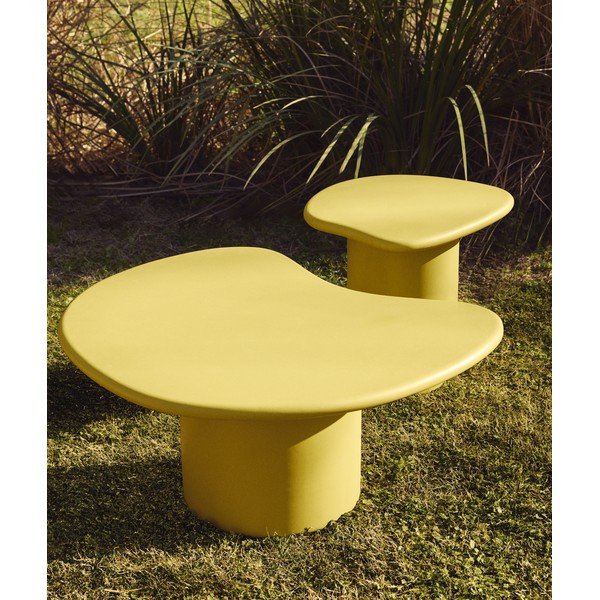 Betonový zahradní konferenční stolek 77x83 cm Macarella – Kave Home-image-2
