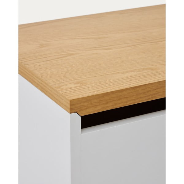 Truhla v dekoru dubu v přírodní barvě 60x35 cm Abilen – Kave Home-image-3