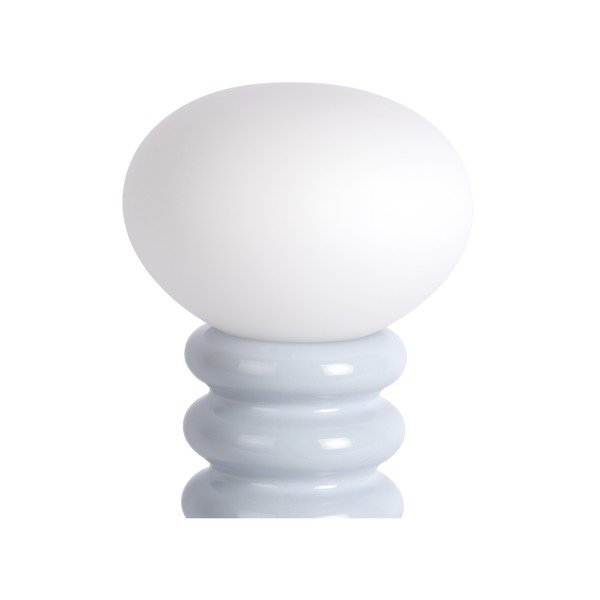 Světle modrá keramická stolní lampa (výška 33,5 cm) Catania Aro – Leitmotiv-image-2