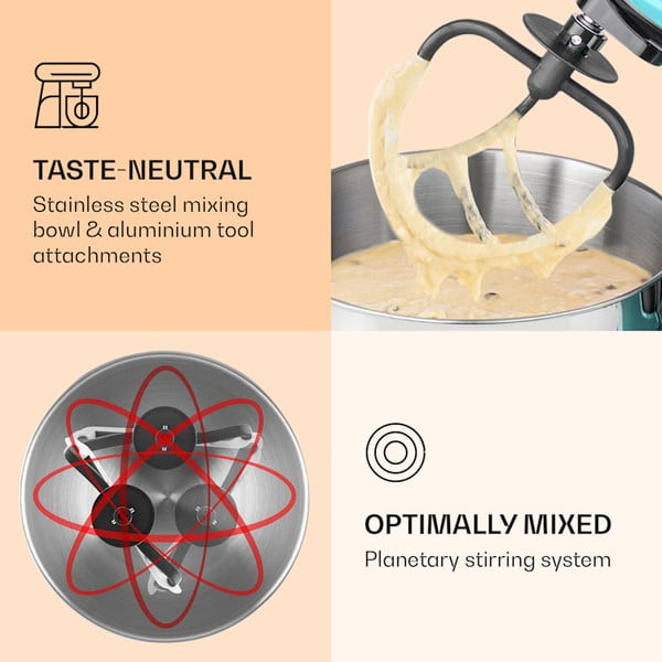 Béžový kuchyňský robot Klarstein Bella Pico 2G-image-2