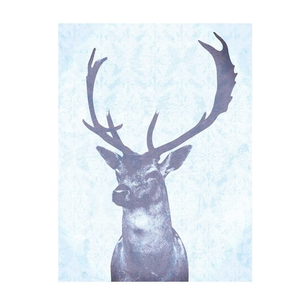 Obraz Stag Blue, 75x100 cm-image-1