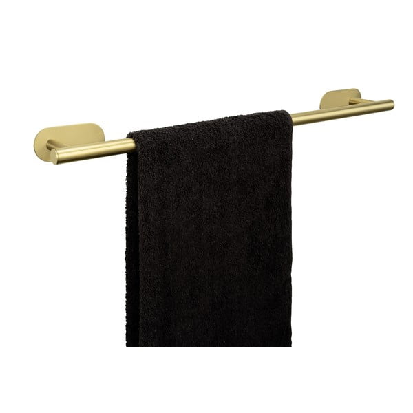 Samodržící držák na ručníky z nerezové oceli Orea Gold – Wenko-image-3