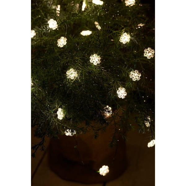 Světelný LED řetěz Sirius Nynne Green, délka 390 cm