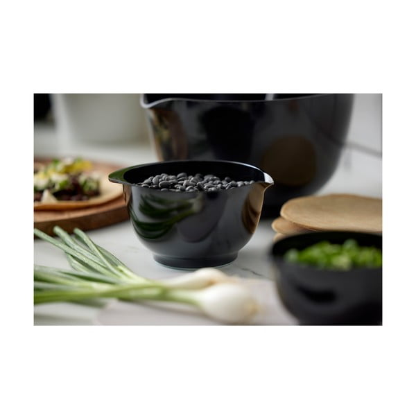 Černé misky v sadě 3 ks 750 ml Margrethe Mini – Rosti-image-1