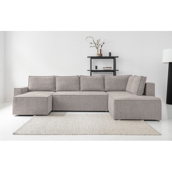 Béžová rozkládací rohová pohovka (pravý roh) Brave Dave – Miuform-image-1