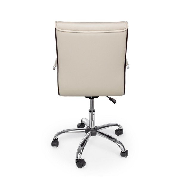Taupe kancelářská židle z imitace kůže Perth – Yes Everyday-image-4