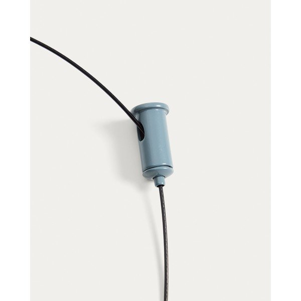 Modré LED stmívatelné závěsné svítidlo s kovovým stínidlem ø 16 cm Porte – Kave Home-image-3