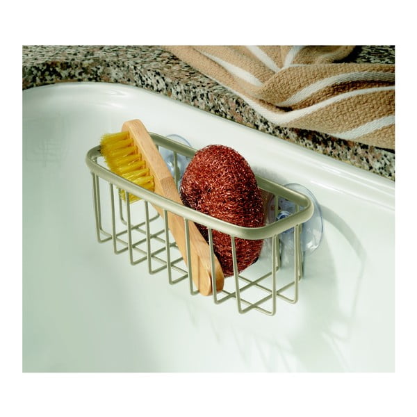 Přilnavý držák na houbičku do umyvadla iDesign-image-2