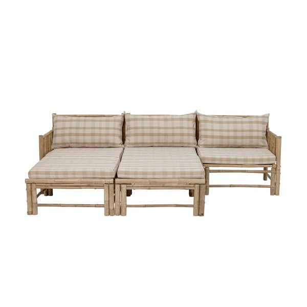 Modul zahradní pohovky v přírodní barvě (pravý roh) Korfu – Bloomingville-image-2