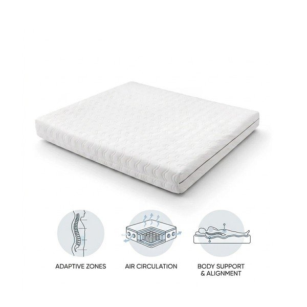 Středně tvrdá pružinová termoregulační matrace 90x200 cm Dream Essence – Bonami Essentials-image-2