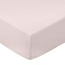 Růžové napínací prostěradlo z bavlněného perkálu 185x200 cm Cotton Percale – Bianca
