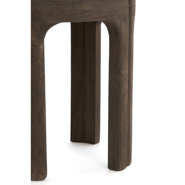 Kulatý odkládací stolek s deskou z kamene ø 45 cm Ali – Light & Living-image-4