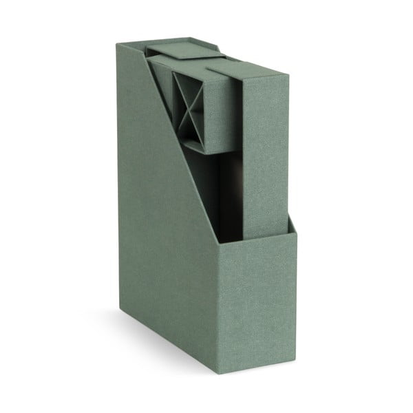 Kartonové organizéry v sadě 4 ks Hugo Canvas Paper Laminate – Bigso-image-3