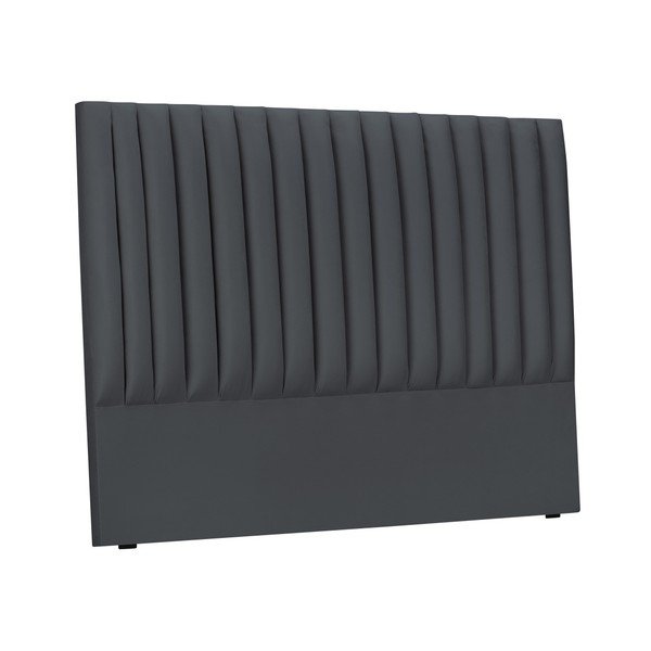Antracitové čalouněné čelo postele 140x120 cm NJ - Cosmopolitan Design-image-2