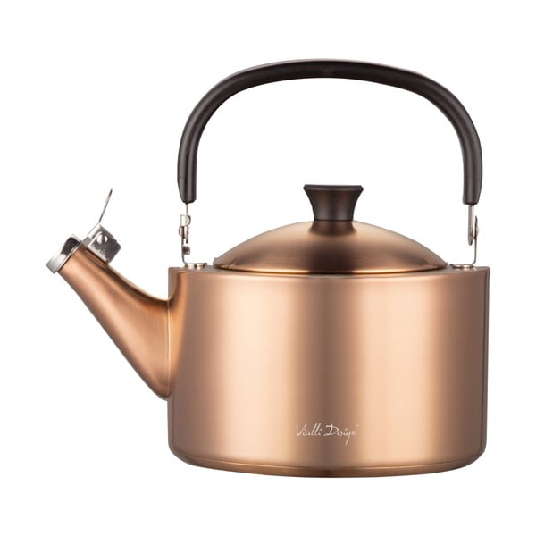 Varná konvice z nerezové oceli v měděné barvě 1,5 l Diamante – Vialli Design