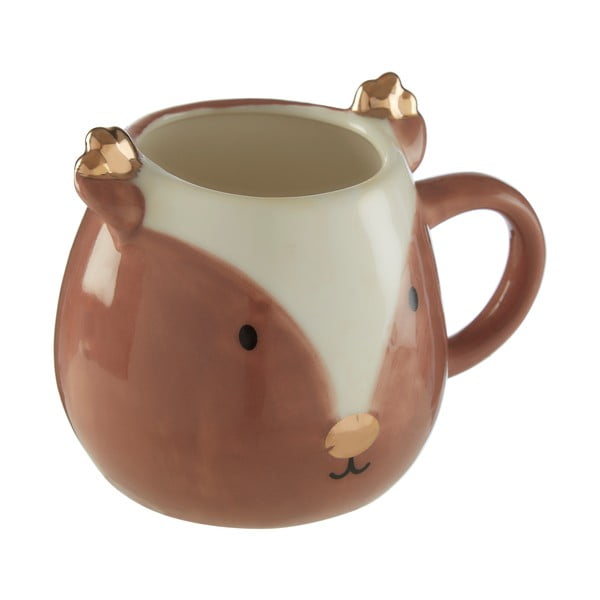 Hnědý porcelánový hrnek 500 ml Rudy – Premier Housewares-image-1