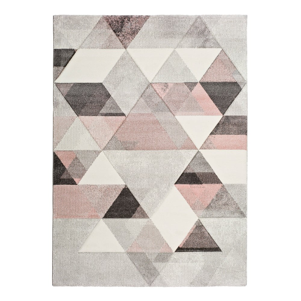 Šedo-růžový koberec Universal Pinky Dugaro, 80 x 150 cm