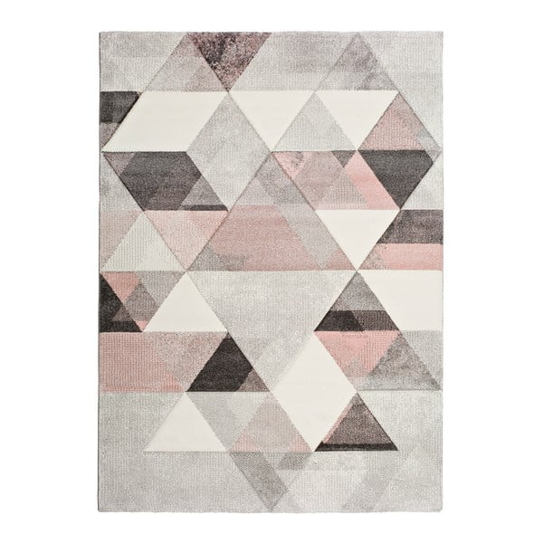 Šedo-růžový koberec Universal Pinky Dugaro, 60 x 120 cm