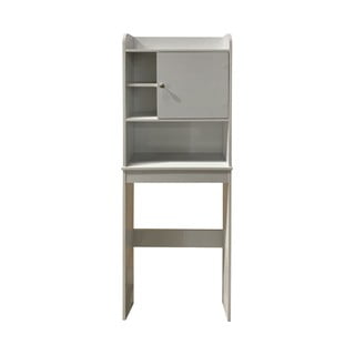 Bílá vysoká skříňka nad pračku/WC 58x173 cm Laundry – Tomasucci