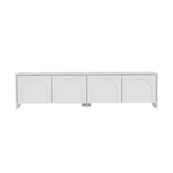 Bílý TV stolek 180x45x32 cm Aurelia – Kalune Design-image-3