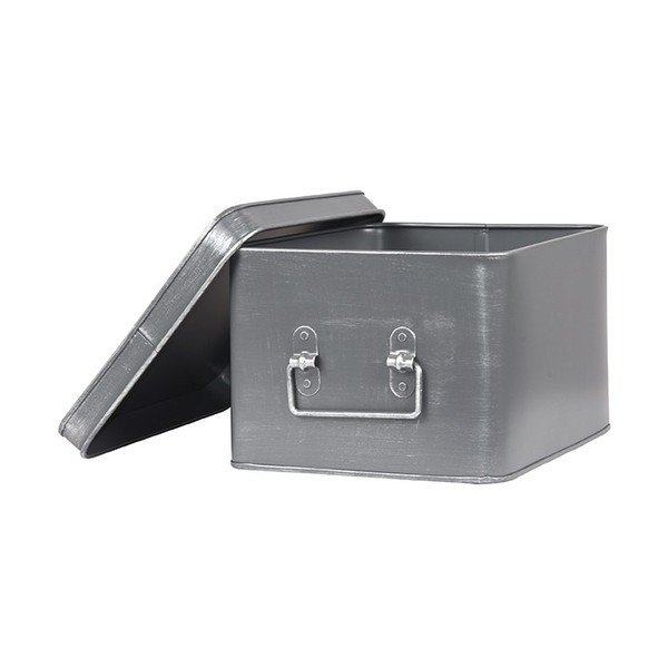 Kovový úložný box LABEL51 Media, šířka 27 cm-image-3