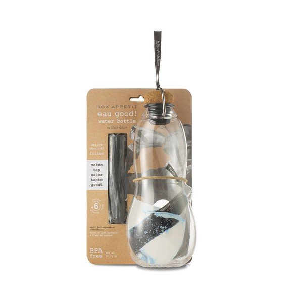 Černá filtrační láhev s binchotanem Black + Blum Pure, 800 ml-image-1