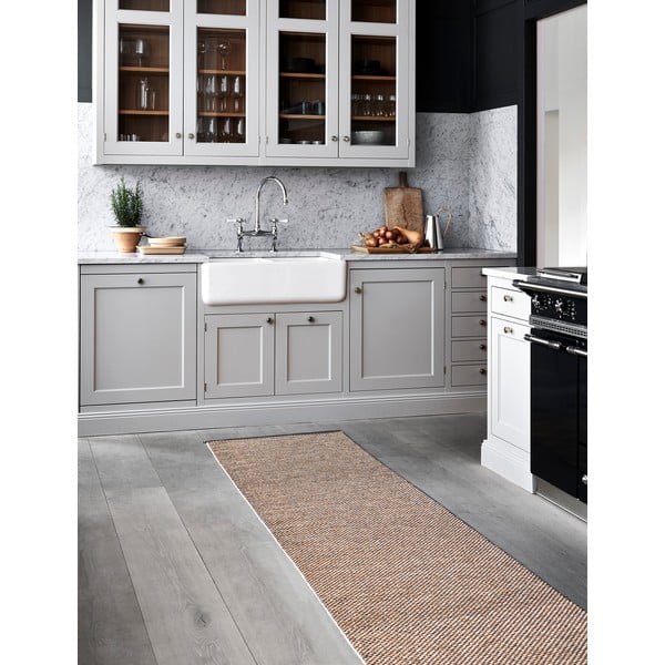 Béžový vnitřní a venkovní běhoun 70x200 cm Effi Granit – Pappelina-image-4