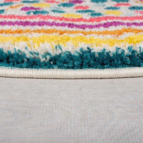 Kulatý koberec 100x100 cm Rainbow Spot – Flair Rugs-image-4
